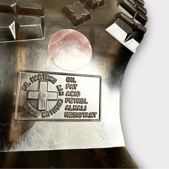 New! Dr Martens 1460 White Serena Fur Lined Boots Size 8 - Picture 7 of 8